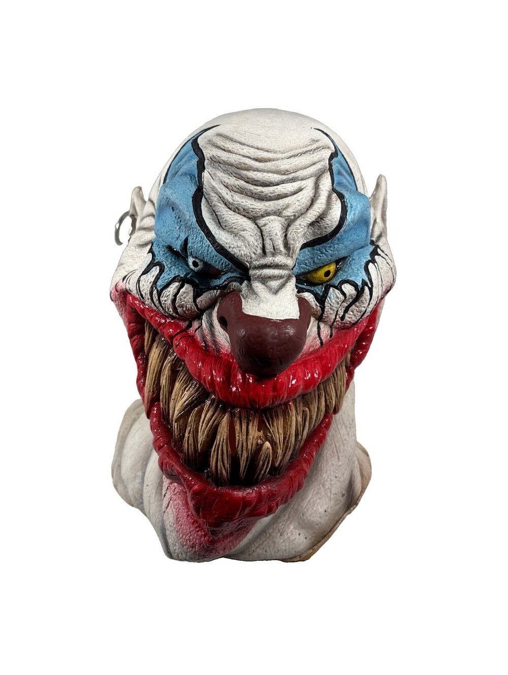 Psycho Murder Clown Latex Mask Adult One Size Halloween Costume Rubies 2010
